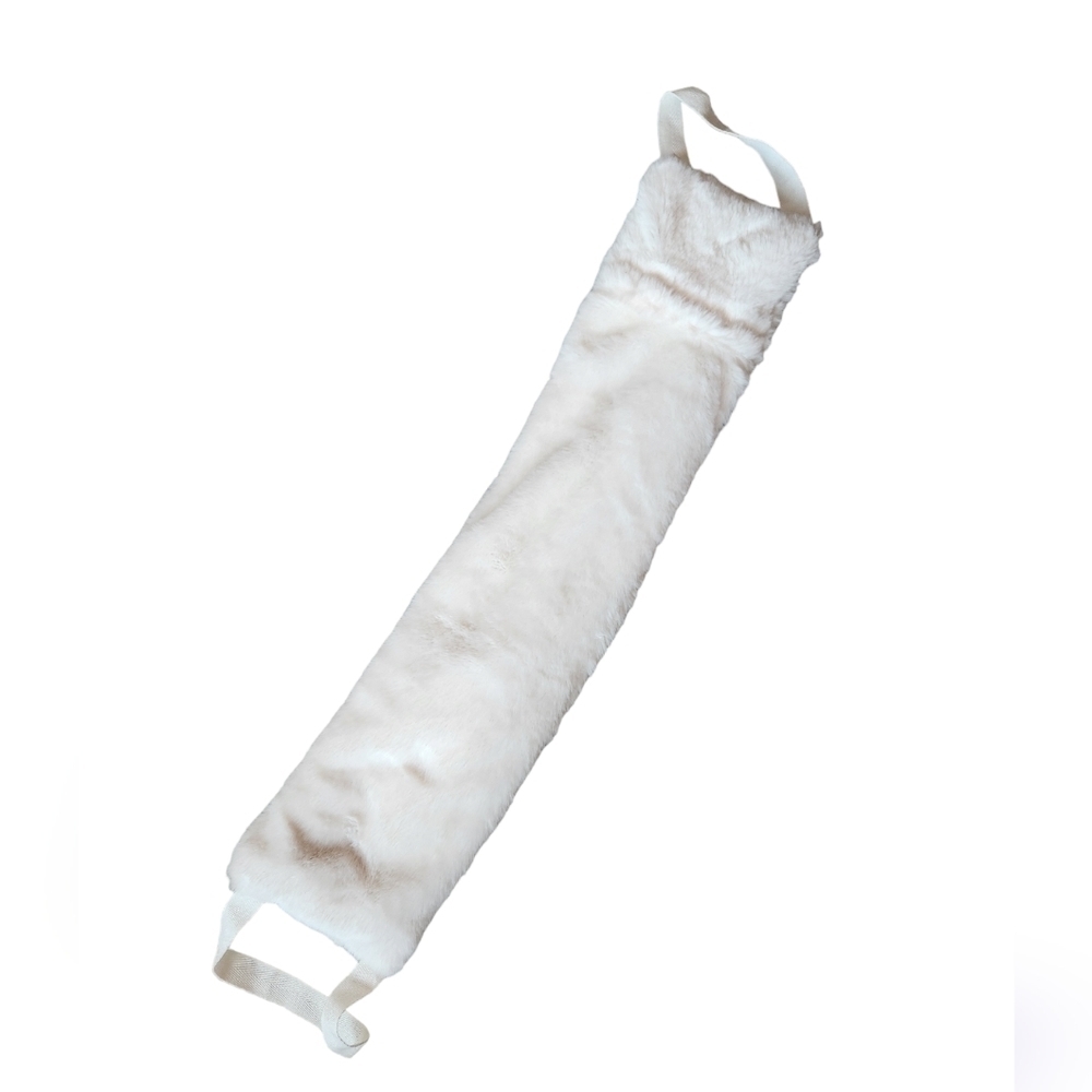 Faux fur heating neck wrap